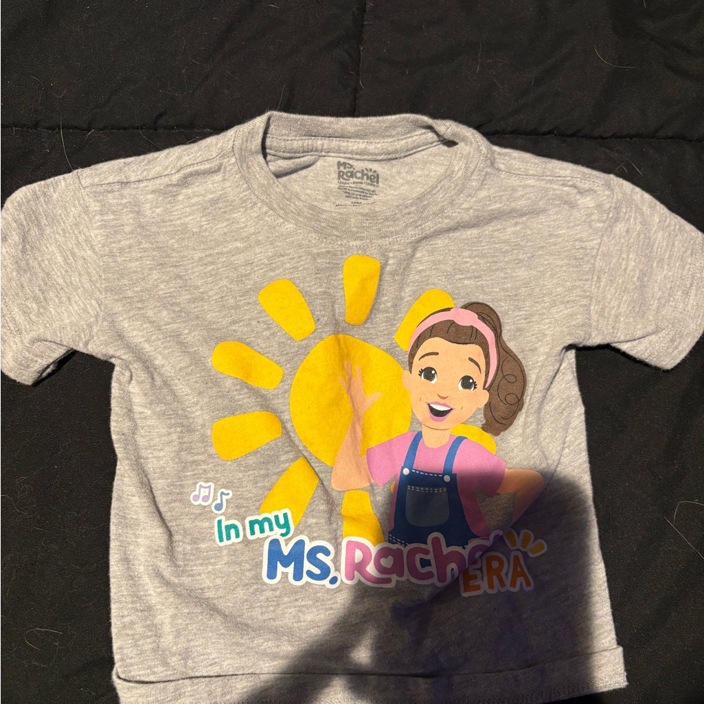 Gray Kids T-Shirt With Ms Rachel